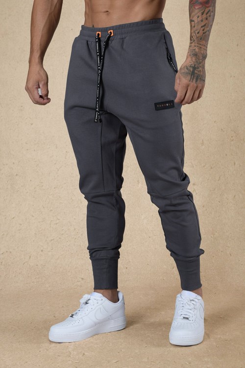 YoungLA 236 Elevate Joggers Tmavě Šedé | MXAN42169