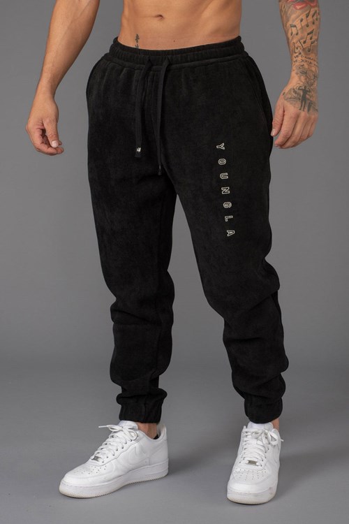 YoungLA 244 Aspen Joggers Černé | NXYV09246