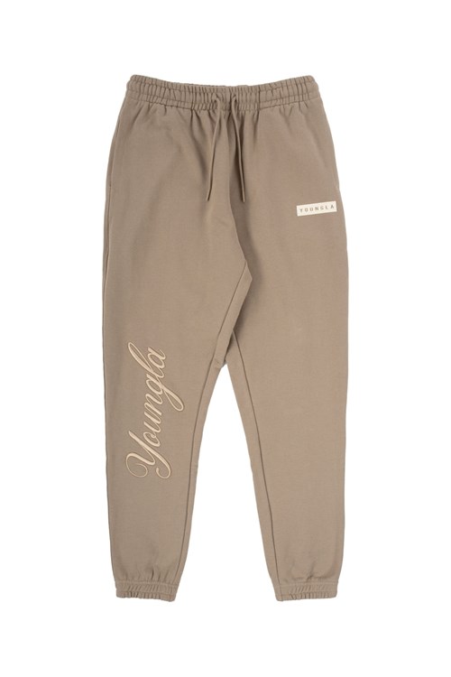 YoungLA 245 Autograph Joggers Hnědožlutý | HSDP90135