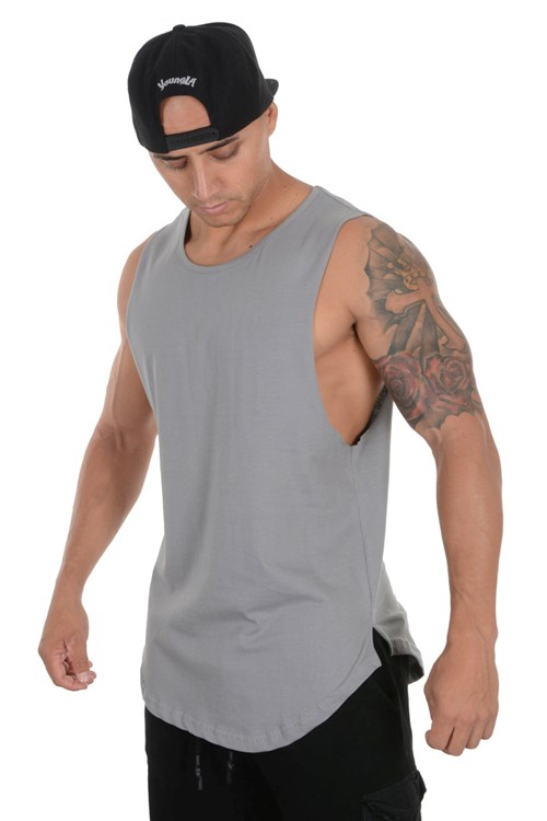 YoungLA 308 Muscle Tanks Šedé | PRHT54362