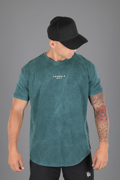 YoungLA 405 Tee Wavy Sbírka Blankyt Světle Modré | FYDH95274