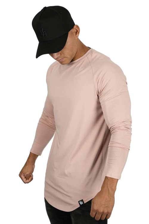 YoungLA 410 PERFECT RAGLAN LONG SLEEVE SHIRTS Salmon | GIYX41378