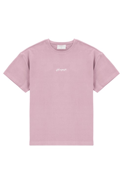 YoungLA 430 Oversized Cloud Foam Tee Levandule | GLZP25904