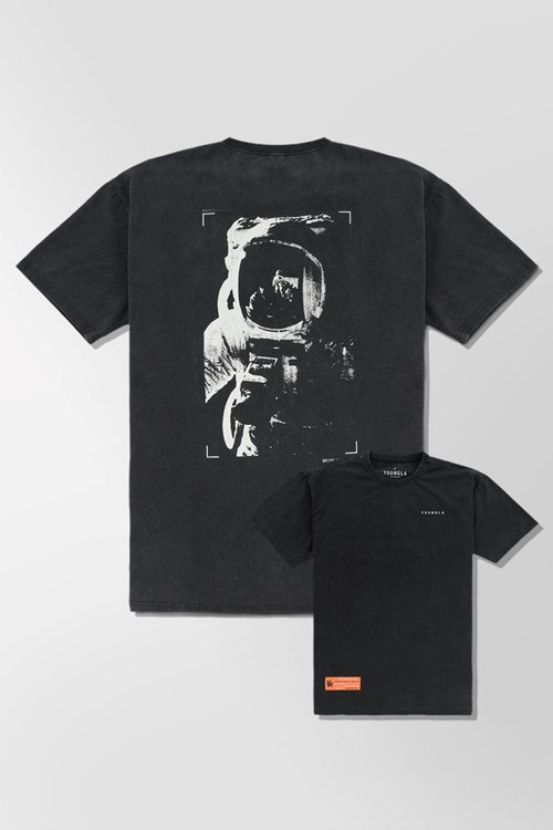 YoungLA 449 Washed Drip Tees Astronaut | VERU39752