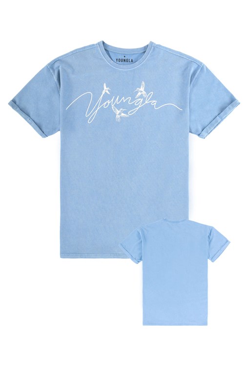 YoungLA 452 The Flock Tees Hummingbird Signature | MFIQ97834