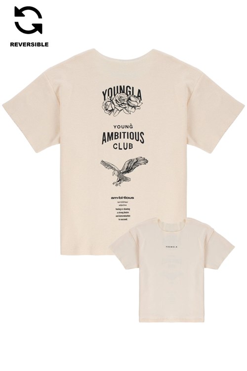 YoungLA 455 Reversible Immortal Tee Off-White | FNQB17592