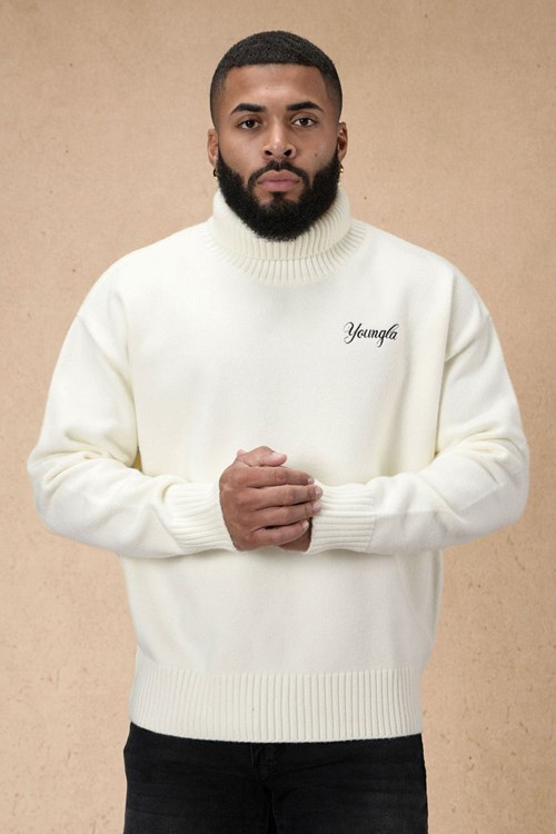 YoungLA 512 Royalty Sweaters Bílé | VNSO63548