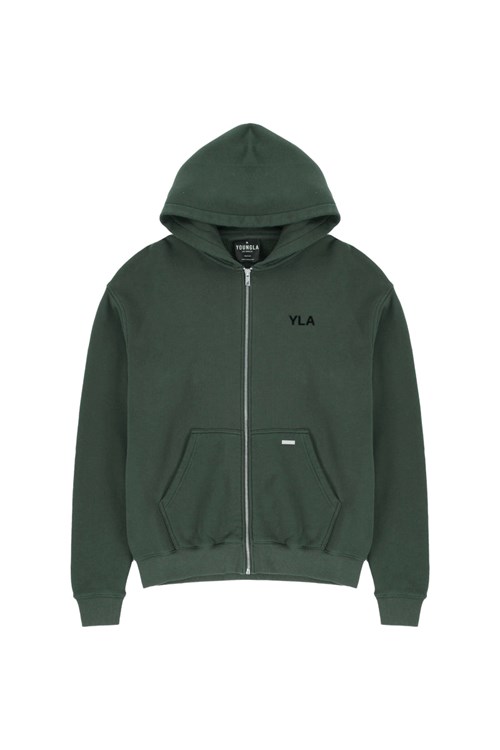 YoungLA 515 Monarch Zip-up Hoodie Zelene Blankyt Světle Modré | ONIA57316