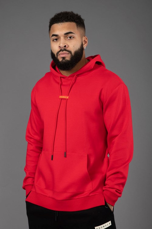 YoungLA 542 Pro-Tech hoodies Červené | WEQO03472