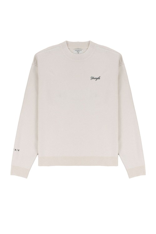 YoungLA 543 Essex Sweaters Off-White | VKXF32419