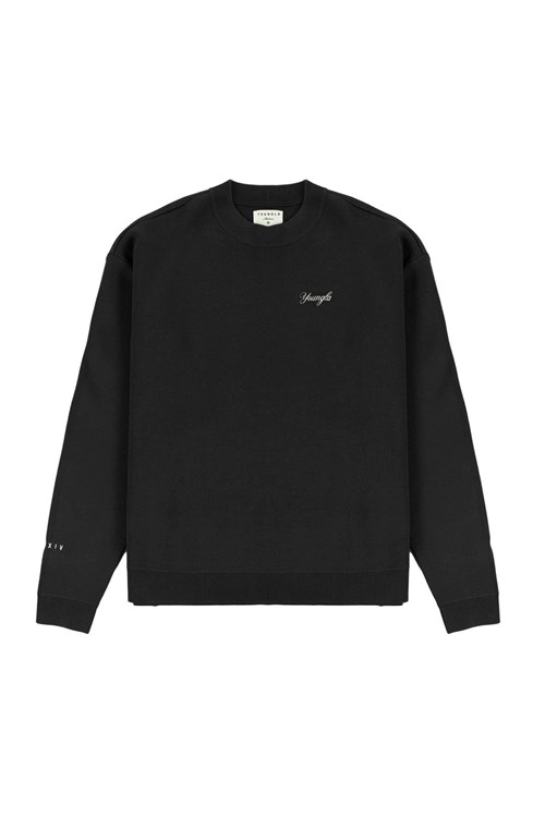 YoungLA 543 Essex Sweaters Černé | WPZO79561