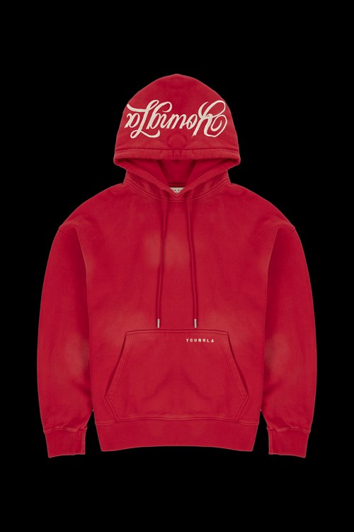 YoungLA 549 Phantom Hoodies Červené Blankyt Světle Modré | KRDJ36758