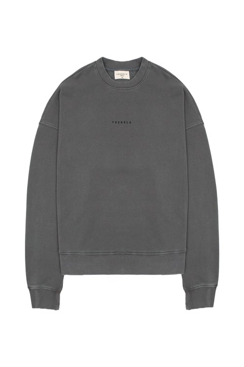 YoungLA 561 Super Size Crewnecks Šedé Blankyt Světle Modré | HKYS74321