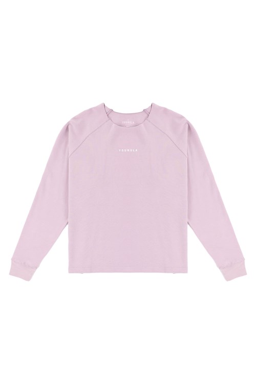 YoungLA 815 Raw Neck Cloud Longsleeves Levandule | FOXV23074