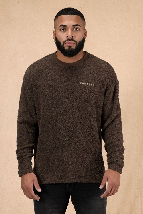 YoungLA 817 Cozy Longsleeves Hnědé | HNVO62854