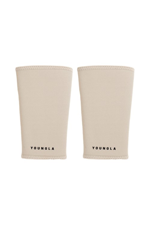 YoungLA 914 Knee Sleeves Tan | CRBG74201