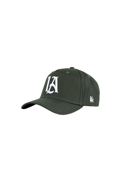 YoungLA 920 A-Frame LA Snapback Hat 2.0 Zelene | NVRJ08971