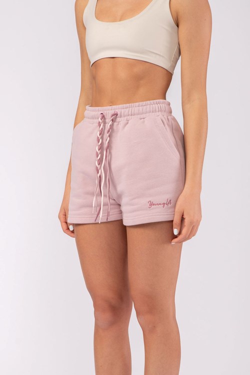 YoungLA W107 Triple String Shorts Růžové | PWQA35974