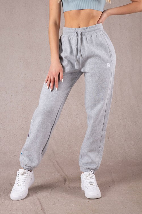 YoungLA W203 Zimní Bloom Joggers Šedé | LVHA05927