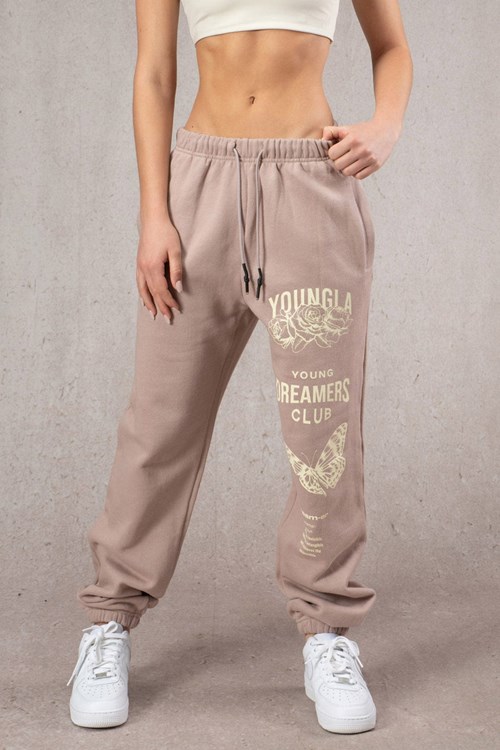 YoungLA W211 Dreamers Joggers Dusty Mauve | HWFN49863