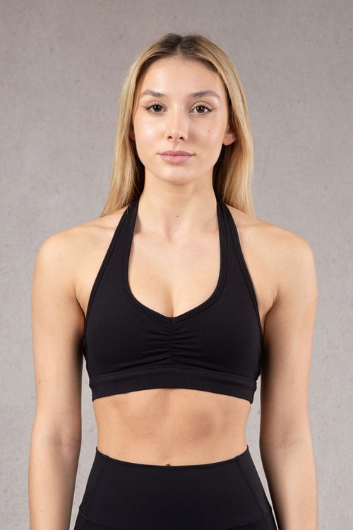 YoungLA W320 Power Backless Sports Bra Černé | LDEH02831