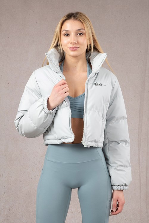 YoungLA W511 Rosita Puffer Jacket Světle Šedé | FYJC38462